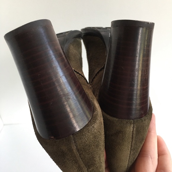 Fabianelli EU 36 Green Suede High Boots - Picture 5 of 16